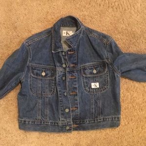 Calvin Klein Cropped Jean Jacket